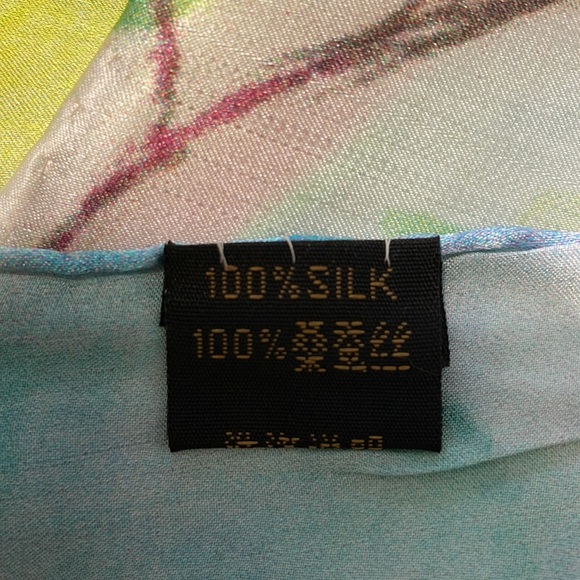 Scarf 100% silk - Picture 3 of 4